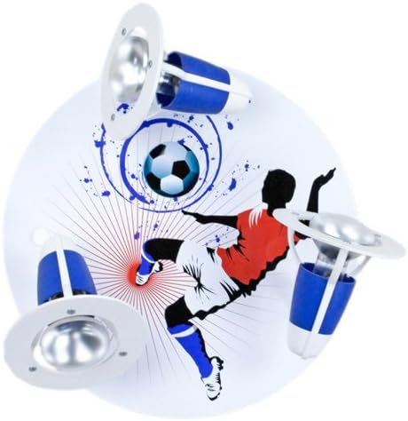 Elobra Ceiling Light Fu Soccer Ball Blue/White