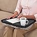 Lapdesks, Desk for Laptop Chair Student Studying Homework Writing Portable Dinner Tray Travel (Black)thumb 1
