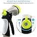 AMIR Garden Hose Nozzle, High Pressure Water Sprayer with 8 Pattern Adjustable, Heavy Duty Metal Construction, Flow Control - for Watering, Washing Cars, Showering Pets and etc.
