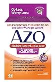 AZO Bladder Control with Go-Less&reg; & Weight Management Dietary Supplement |  Safely Helps Reduce Occasional Urgency* | Promotes Healthy Metabolism* | Supports a Good Night's Sleep* | 48 Capsules
