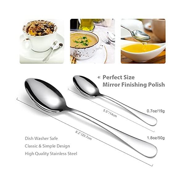 16-Piece-Cutlery-Set-for-4Ben-Bel-Stainless-Steel-Tableware-Dinnerware-Knife-Fork-Spoon-Set-Easy-Clean-Dishwasher-Safe 16-Piece Cutlery Set for 4 Persons–Ben & Bel Stainless Steel Knife, Fork and Spoon Tableware Set–Easy-Clean & Dishwasher…