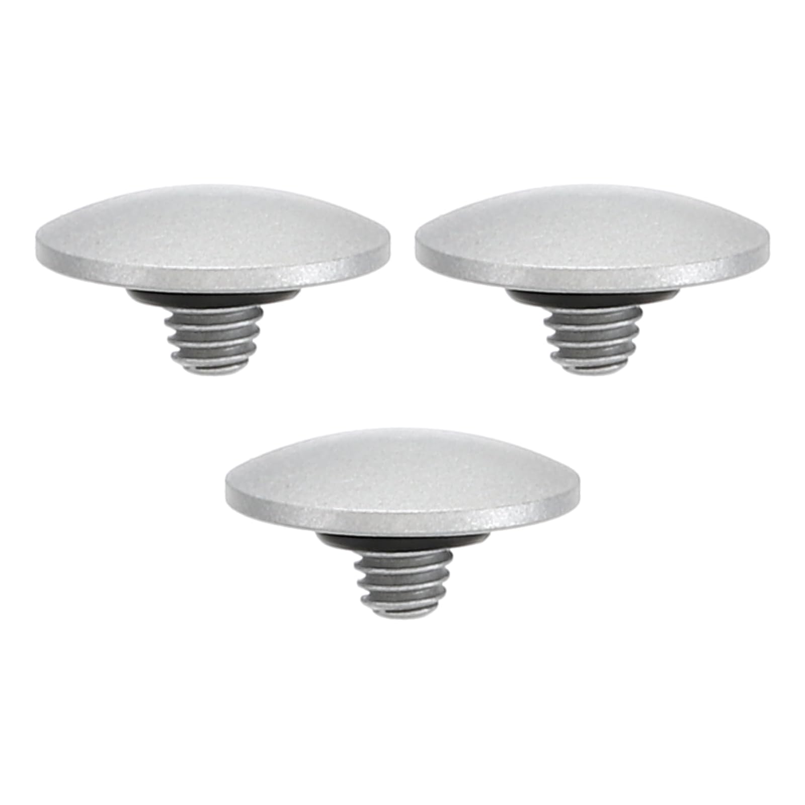 PATIKIL Camera Shutter Button, 3 Pack Soft Shutter Release Button Pure Copper Camera Button Convex Suitable for Nikon for Fujifilm for Leica DSLR/SLR Camera, Silver