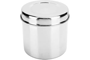 FDIT 304 Stainless Steel Medical Jar, Cotton Container, Anti- Container for Hospital Beauty Salon