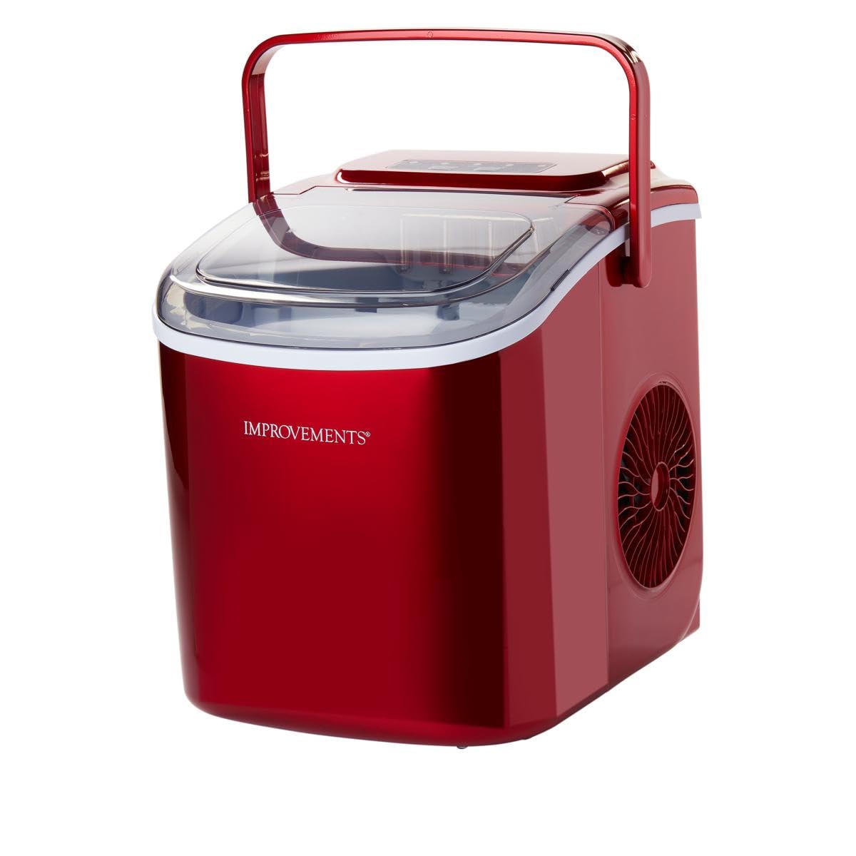 Improvements 26 lb. Portable Compact Ice Maker with Handle (Renewed)
