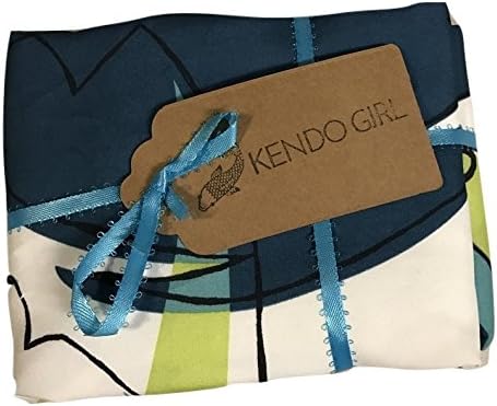 Furoshiki Wrapping Cloth - Japanese Traditional Wrap for Gifts - Garden Asanoha by Kendo Girl