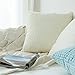 MIULEE Pack of 2 Pillow Covers 18x18 Inch Inch Cream White Super Soft Corduroy Decorative Throw Pillows Couch Home Decor for Cushion Sofa Bedroom Living Room