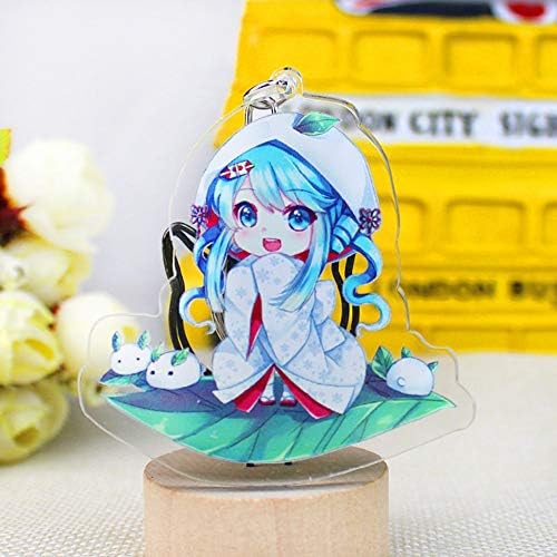 Meifyomng Hatsune Miku Acrylic Transparent Keychain Anime Keychain Cute Keychain Fan Collection Memorable key Ring( 09)