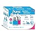 Pura Stainless Starter Gift Set with 5oz/150 ml Stainless Steel Infant Bottles(2) Silicone Slow-Flow Nipples(2), Medium-Flow Nipples(2), XL Sipper Spouts(2) Sealing Disks(2), Sleeves(2)- Aq&Pnk