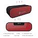 iClever 20W Portable Bluetooth Speakers (Two Subwoffers), Water Resistant, Dual Passive Driver, 3.5mm Aux
