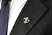 Salutto Lance Suit Lapel Stick Brooch Pin Silver