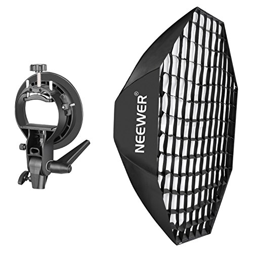 Neewer Portable Beehive Octagon Speedlite Softbox and S-Type Bracket Holder Kit for Nikon, Canon, Sony, Pentax, Olympus, Panasonic Lumix Flash Speedlite Studio Shooting with Bowens Mount Neewer Portable Beehive Octagon Speedlite Softbox and S-Type Bracket Holder Kit for Nikon, Canon, Sony, Pentax, Olympus, Panasonic Lumix Flash Speedlite Studio Shooting with Bowens Mount