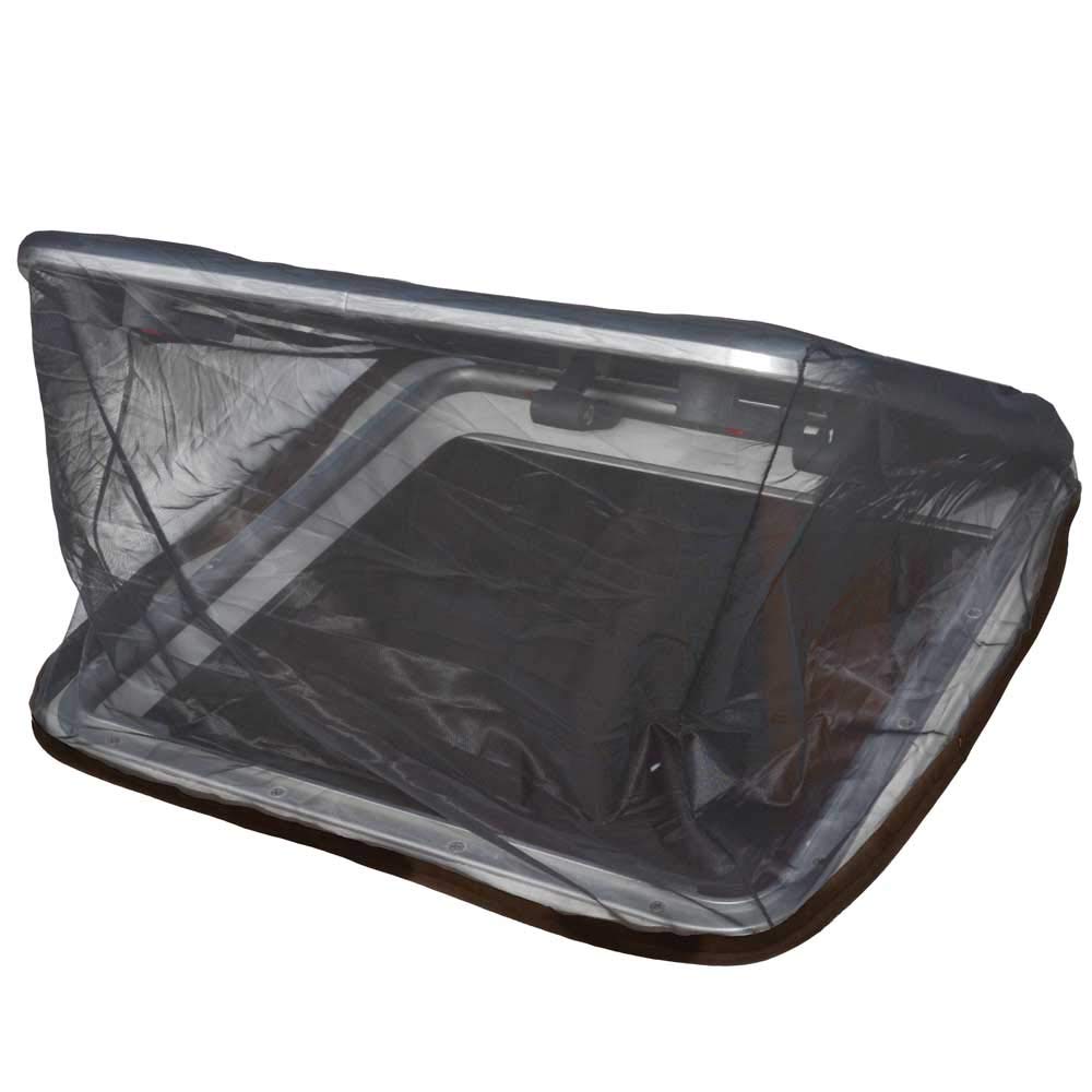 Waterline Design Bug Screen 'Throw Over net' for Large Hatches. Easy to use - just Drop The Insect Screen Over The Hatch - a Weight Band Will Keep it in Place. Perfect with Roller Blinds