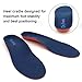 Dr. Foot's Orthotics Insoles for Flat Feet - Arch Support Shoe Inserts for Plantar Fasciitis, Foot & Heel Pain, High Arches and Over-Pronation, Comfort & Relief for Men and Women - M