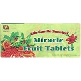 Sen Yuh Miracle Fruit Tablets, Miracle Berry Change Taste Buds Sour into Sweet, All Natural Sugar Alternative, 10 Count