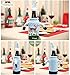 ZKLKLO Christmas Wine Bottle Covers Christmas Wine Bottle Gift Wrap Knitted Wine Sweaters Cover Bag-Set of 6