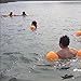 Wowelife Arm Floaties for Kids, Inflatable Swim Arm Bands Floater Sleeves Swimming Rings Tube Armlets for Kids and Toddlers(Orange)