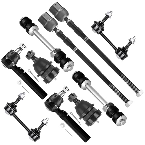 SCITOO 10pcs Suspension Kit For Subaru Baja, Legacy, Outback (2000-2006) – Tie Rods, Ball Joints, Sway Bar Links