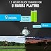  Qi Hong Sport Bluetooth Headphones ipx5 waterproof, Noise Cancelling Beats Wireless Headphones 9 Hours Playtime, Wireless Earbuds with Microphone, Bluetooth Earbuds for Running