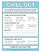 Knock Knock Chill Out Nifty Note, Checklist Memo Pad, 4 x 5.25-inches