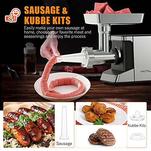 Electric Meat Grinder, Sausage Stuffer Maker,Rated 2.5HP 1800W,Heavy