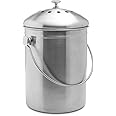 EPICA Stainless Steel Compost Bin 1.3 Gallon-Includes Charcoal Filter