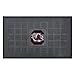FANMATS 11381 South Carolina Gamecocks Heavy Duty Vinyl Medallion Outdoor Door Mat - 19.5in. x 31in.