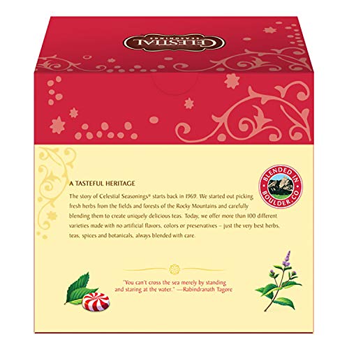 Celestial Seasonings Herbal Tea, Peppermint, 40 Count (Pack of 6