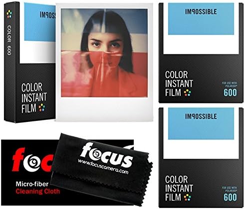 Impossible Project 600 Color Film for I-1 Camera &amp; Instant Lab Triple Pack