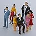 100pcs Painted Model Train People Figures Scale 1:50
