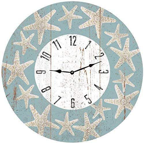 Starfish Beach Themed Clock Starfish Wall Clock Handmade