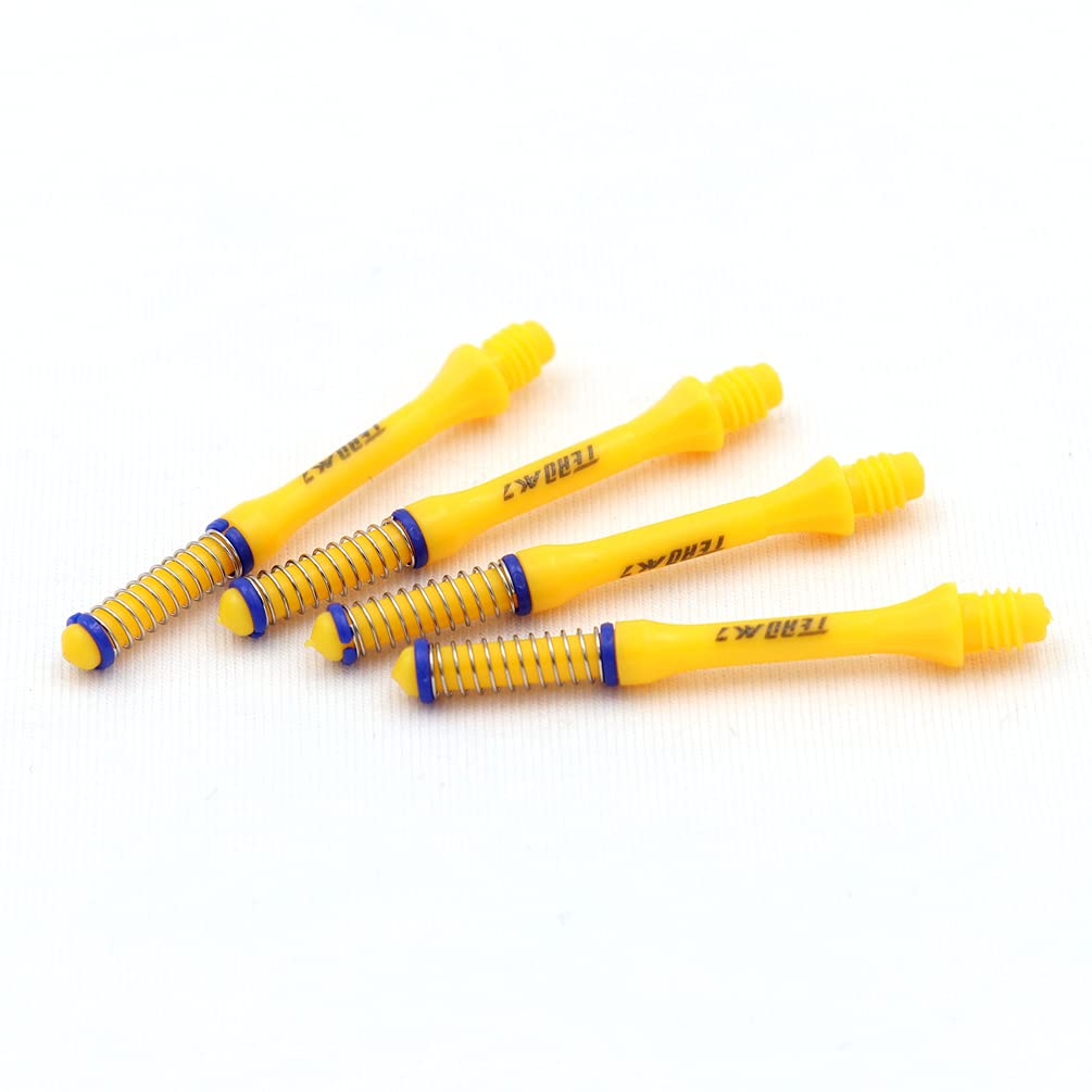 CUESOUL TERO AK7 Dart Shafts Built-in Spring Telescope for Steel Point Arrows and Soft Pointed Arrows, Set of 4 pFCS（FCS-AK7+4XF44）