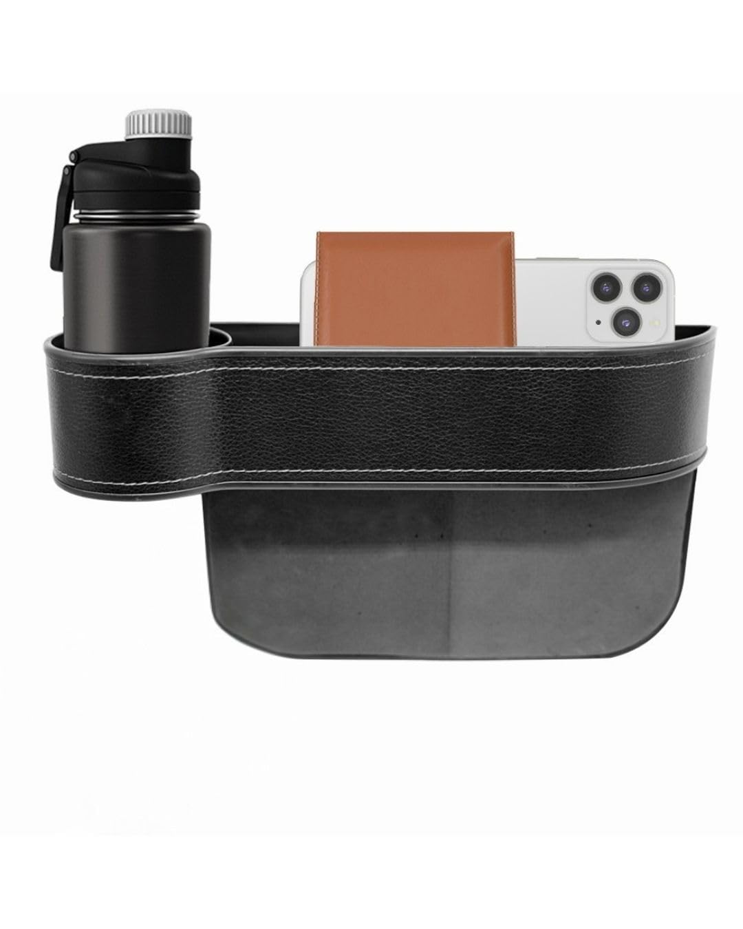 Photo 1 of KingAll Car Seat Gap Filler Organizer 2 Pack - Accessory Tray for Front Seat Console Car Organizer and Storage w/Accessories
