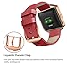 Andyou for Fitbit Blaze Bands Leather with Frame Small Large (5