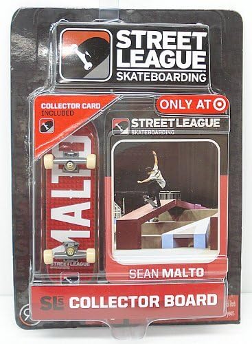 Street League Skateboarding Pro Series 1 Red Skateboard &amp; Sean Malto Collector Card Target Exclusive by Ronin Syndicate