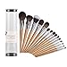 vela.yue Pro Makeup Brushes Set Travel Face Cheek Eyes Lips Beauty Tools Kit with Case Cruelty-free Technique Collections (15 pieces Set)