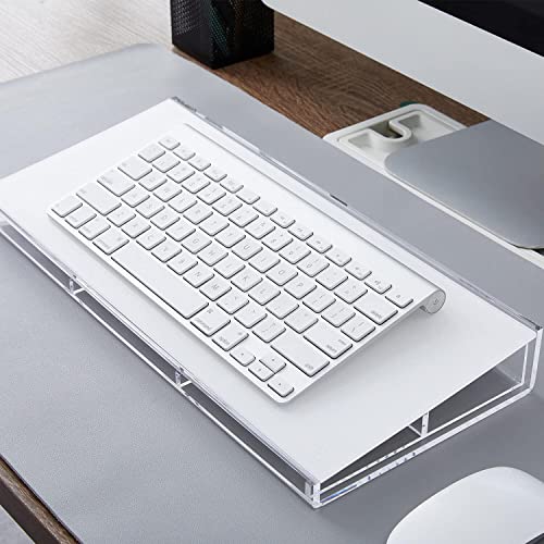 Small Acrylic Desktop DryErase Whiteboard Computer Keyboard Stand