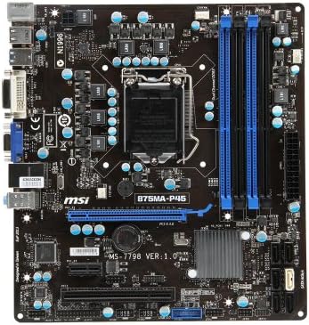 MSI B75MA-P45 Intel B75 Socket H2 (LGA 1155) Micro ATX Motherboard
