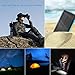 BONAI Solar Power Bank 30000mAh,(Huge Capacity)(Flashlight)(Outdoor) 4.2A Max Input External Battery Pack, 5.8A and Type C Output, Portable Charger Compatible with iPhone, iPad, Samsung, LG More Blue