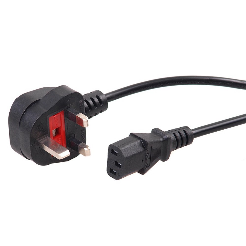 Maclean MCTV IEC Kettle Lead Power Cord Cable PC Mains Connector 1M, 1.5M, 3M, 5M Fused (1.5M)