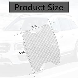 ASUBHA 4PCS Carbon Fiber Anti-Scratches Car Door