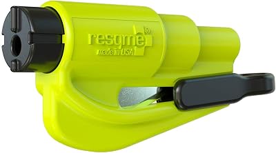Resqme 01.100.09 Car Escape Tool Yellow Brand resqme Compact Lightweight