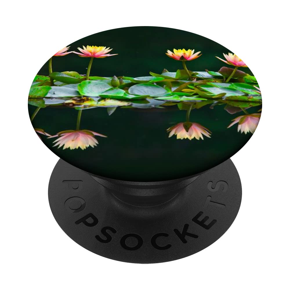 Water Lillies Flower PopSockets Swappable PopGrip