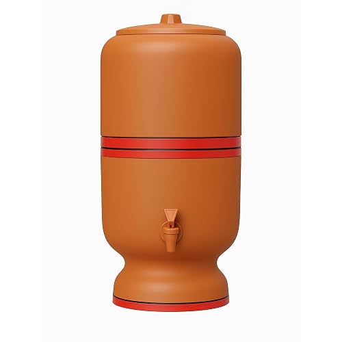 Brazilian 4L Clay Water Filter + 4L Storage Base – Total 8L Capacity ...