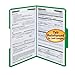 Smead Fastener File Folder, 2 Fasteners, Reinforced 1/3-Cut Tab, Legal Size, Green, 50 per Box (17140) (Pack of 1)