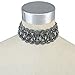 Bingirl Luxury Crystal Rhinestone Choker Necklace Collares Fashion Punk Wide Statement Necklace