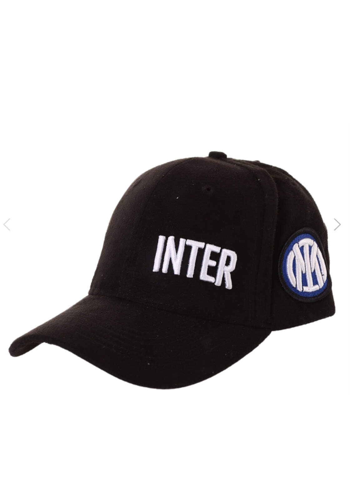Inter Baseball Cap with New Logo Visor, Unisex-Adult Football Cap, Black, One Size