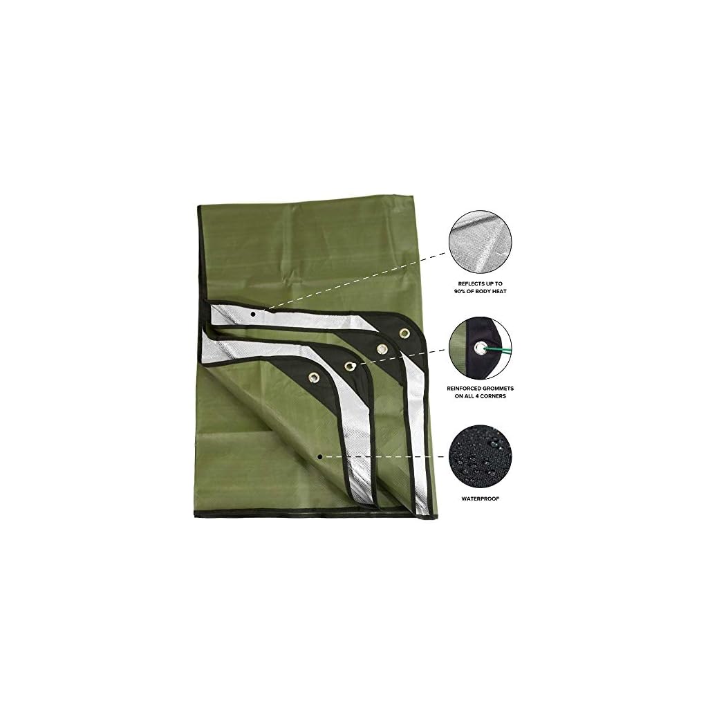 Arcturus Heavy Duty Survival Blanket Insulated Thermal Reflective