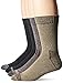 Dickies Men's Season Marled Moisture Control Crew Socks Multipack, Black Brown (4 Pairs), Shoe Size: 6-12