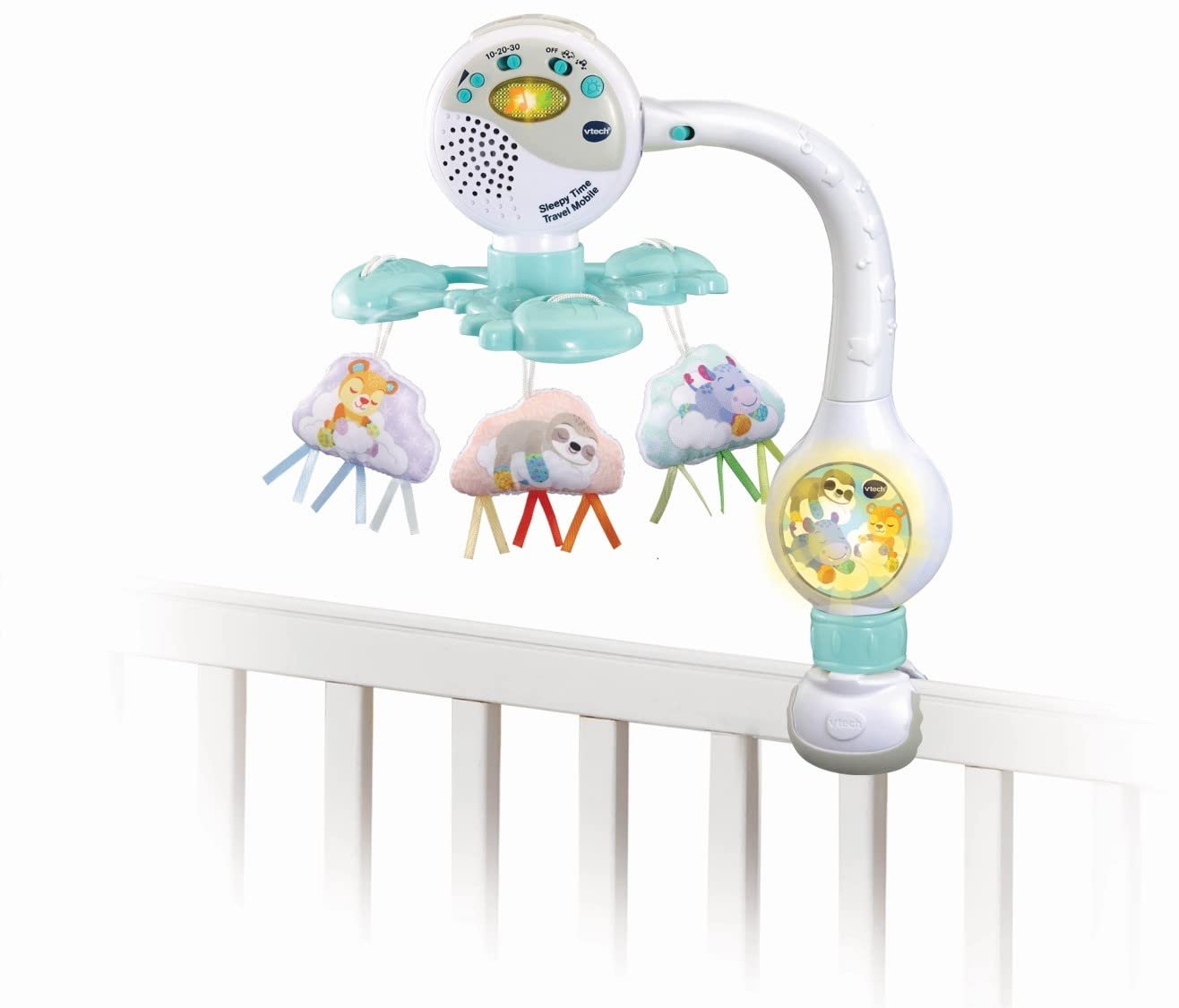 VTech Sleepy Time Travel Mobile | Sensory On-the-Go Baby Mobile with Music & Sounds | Suitable for Ages 0-24 Months