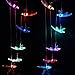 xxschy LED Solar Dragonfly Wind Chimes Outdoor - Waterproof Solar Powered LED Changing Light Color Six Dragonflies Mobile Romantic Wind-Bell for Home, Party, Festival Decor, Night Garden Decoration